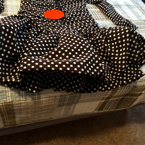 MARIANNA SENCHINA Mignolia Dress Brown & White - Picture 9 of 14